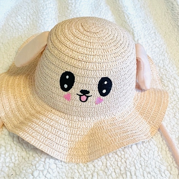 Girl's Hat Rabbit Ears Children Cap with Moving Ears - Summer Sunhat - Picture 8 of 15